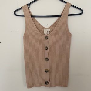 Women’s Small Tan Tank-top